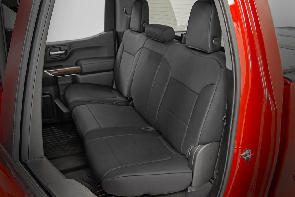 Seat Covers | FR 40/40/20 & RR Arm Rest | Chevy/GMC Sierra 1500 (19-26)/Silverado 1500 (19-26)