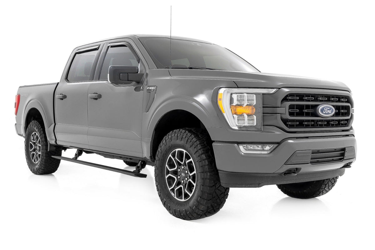 Power Running Boards | Dual Electric Motor | Ford F-150/Lightning/F-250/F-350/Raptor (15-26)