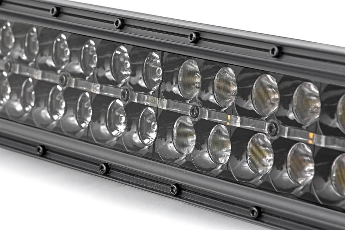 20 Inch Black Series LED Light Bar | Dual Row | Amber DRL