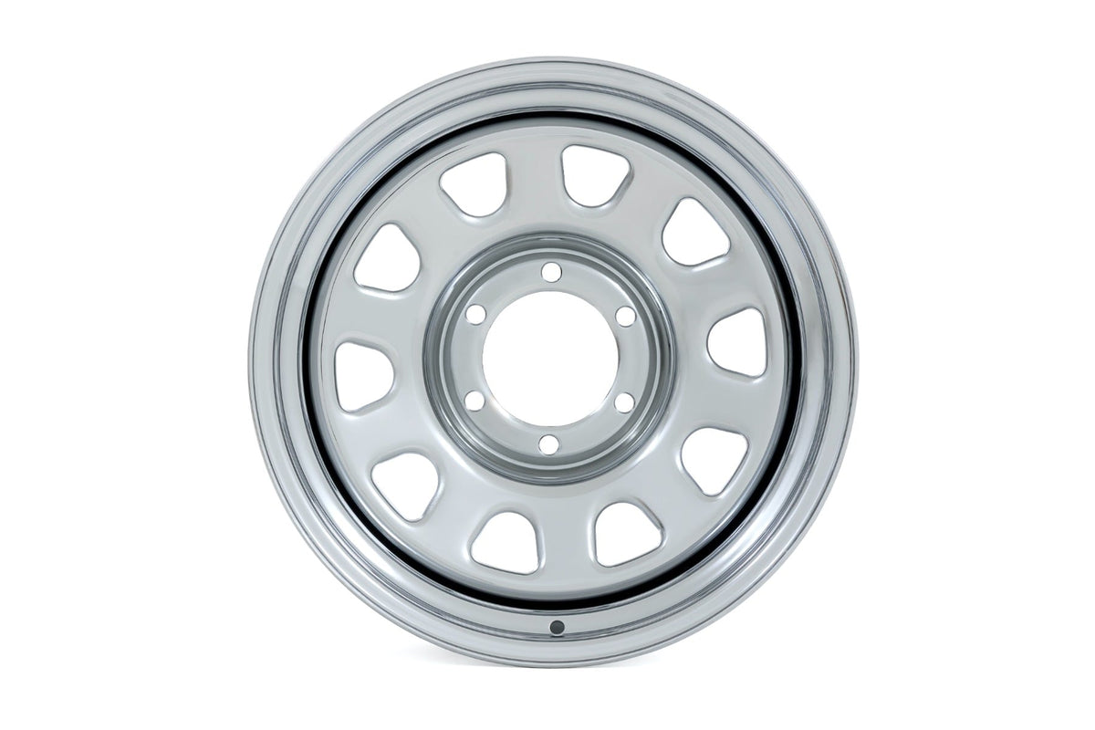 Steel Wheel | Chrome | 15x8 | 5x4.5 | 3.30 Bore | -19