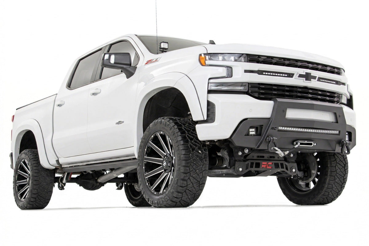 SF1 Fender Flares | GAZ Summit White | Chevy Silverado 1500 2WD/4WD (19-26)