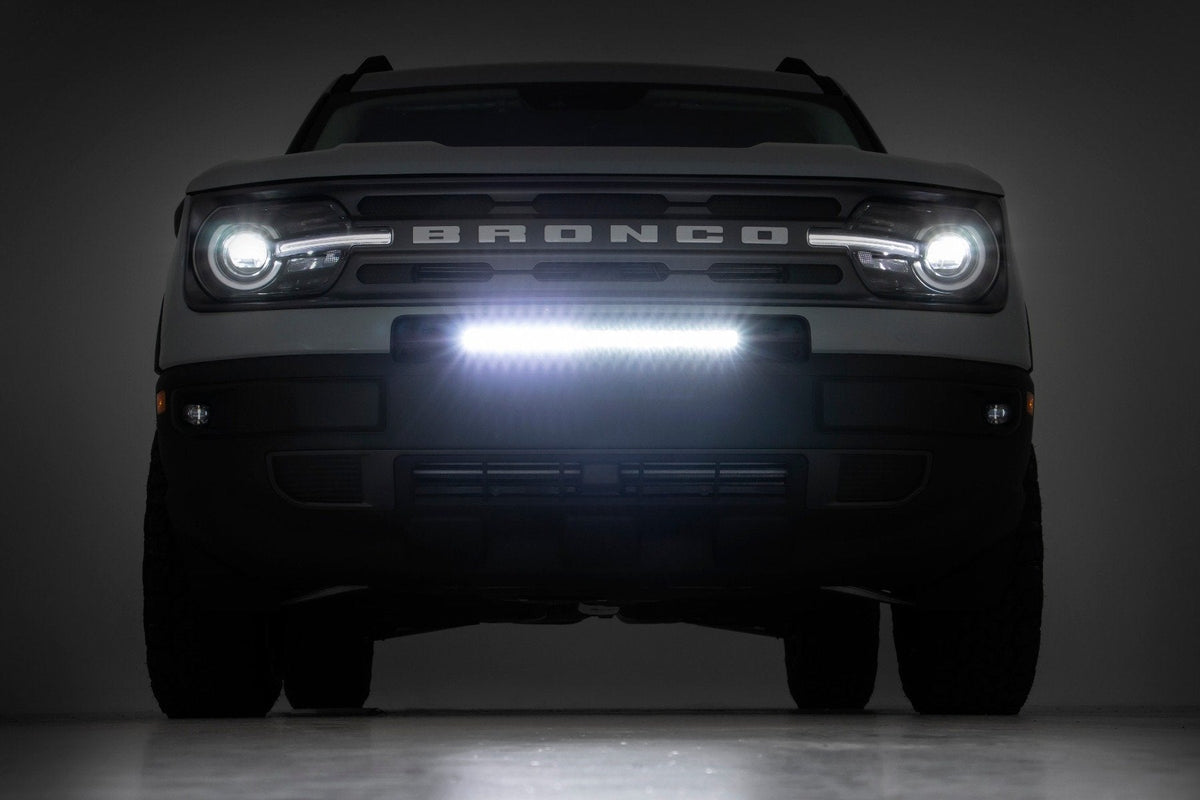 20 Inch Black Series LED Light Bar | Single Row