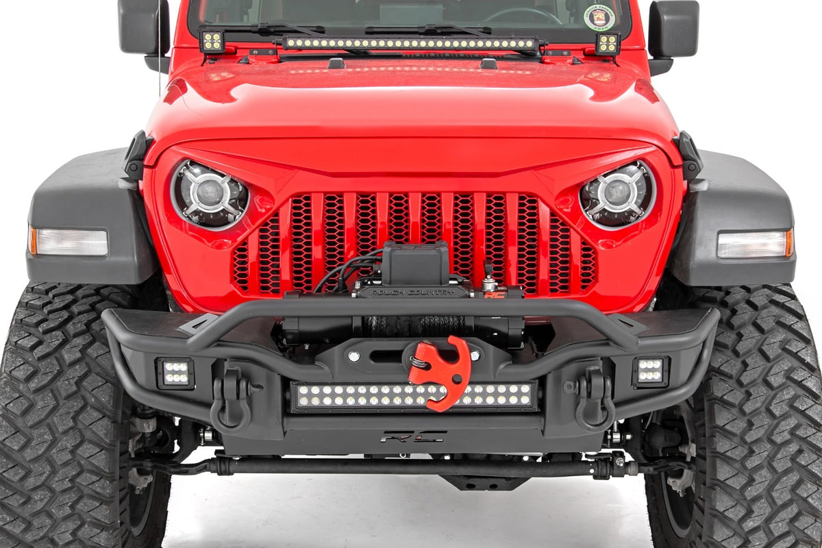 9 Inch DRL Halo LED Headlights | DOT Approved | Jeep Gladiator JT/Wrangler JL (18-26)