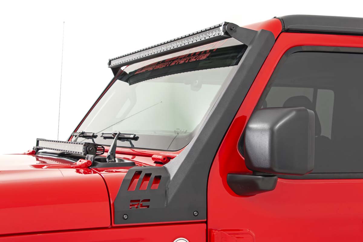LED Light Kit | Windshield | 50" Spectrum Dual Row | Jeep Gladiator JT/Wrangler JL (18-26)