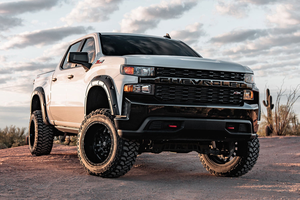Defender Fender Flares | GPA Graphite | Chevy Silverado 1500 2WD/4WD (19-26)