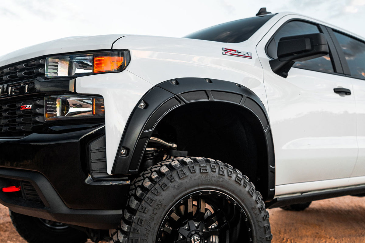 Defender Fender Flares | GA0 Northsky Blue | Chevy Silverado 1500 (19-26)